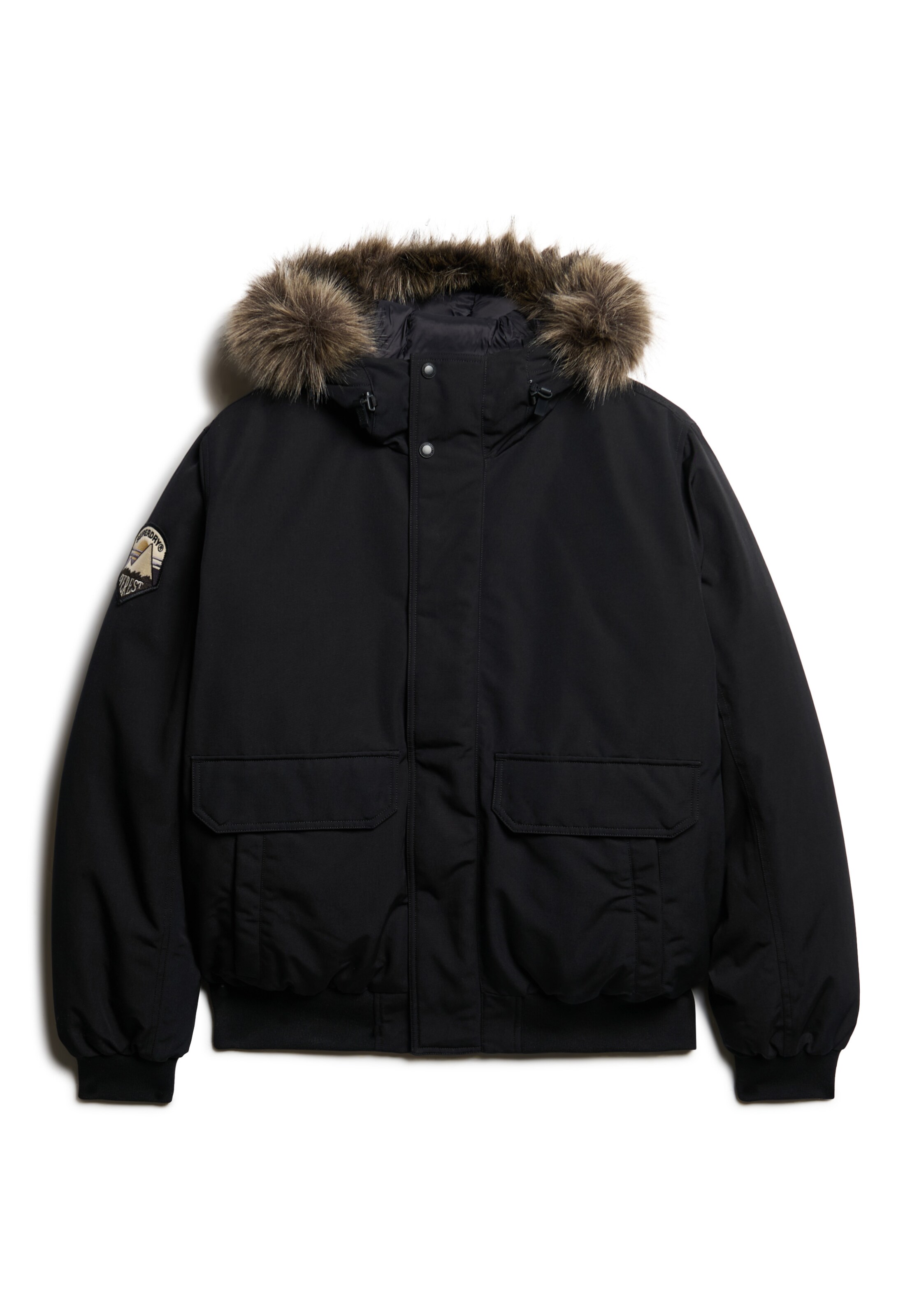 Superdry & Co Between-Season Jacket 'Everest' in Black: front