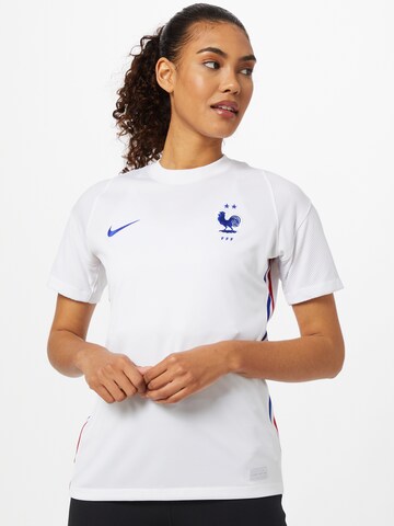 Maglia trikot 'Frankreich Away Stadium EM 2021' di NIKE in bianco: frontale