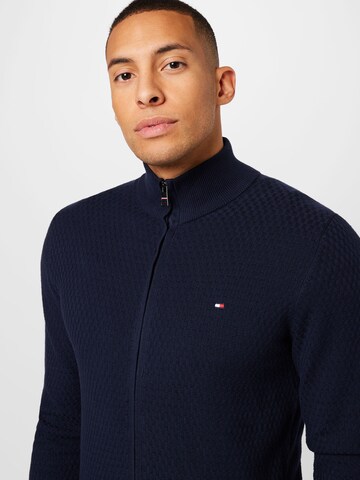 Vestes en maille TOMMY HILFIGER en bleu