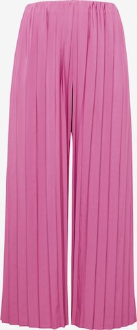 Guido Maria Kretschmer Curvy Wide leg Trousers 'Lucila' in Pink: front