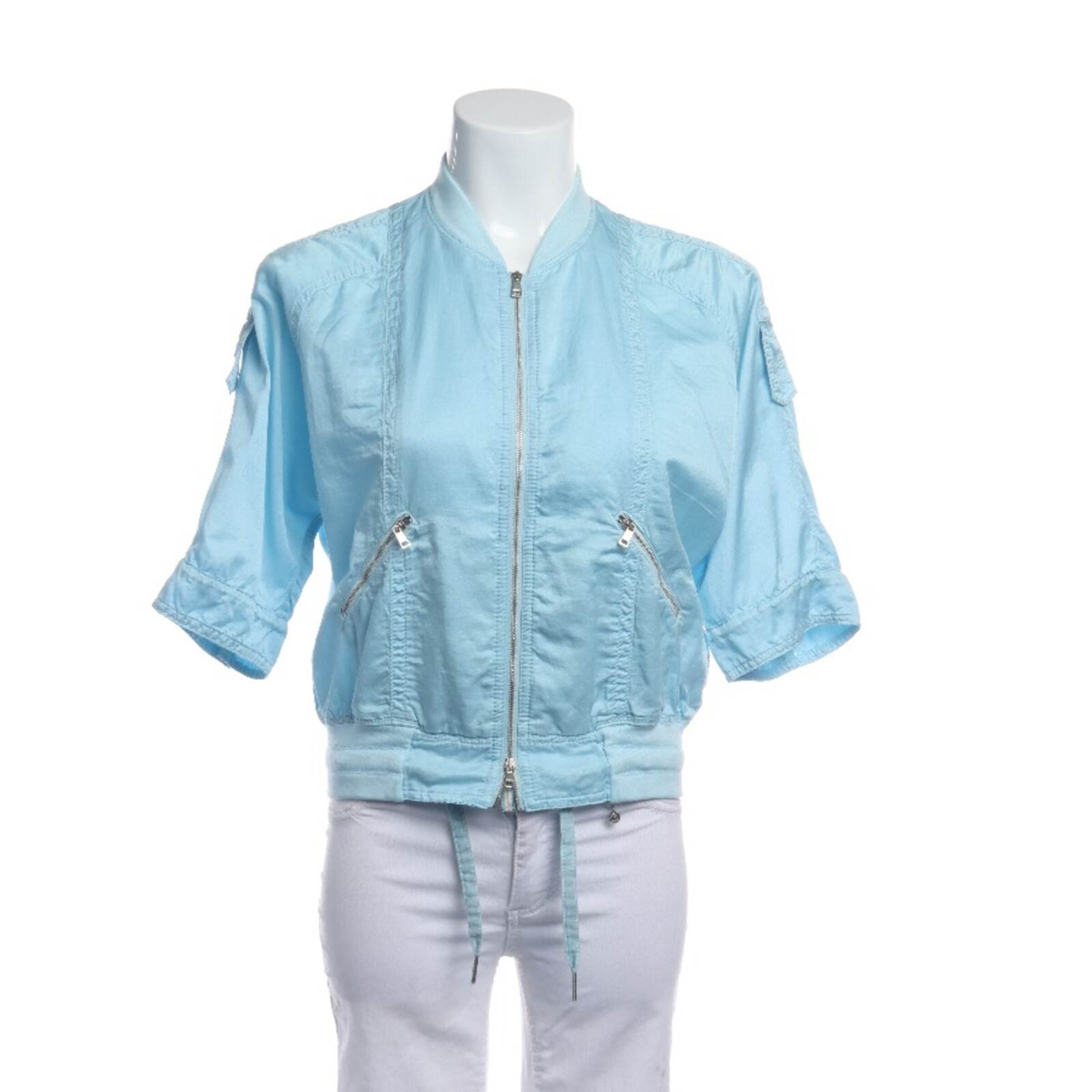 Marc Cain Jacket & Coat in XS in Blue: front