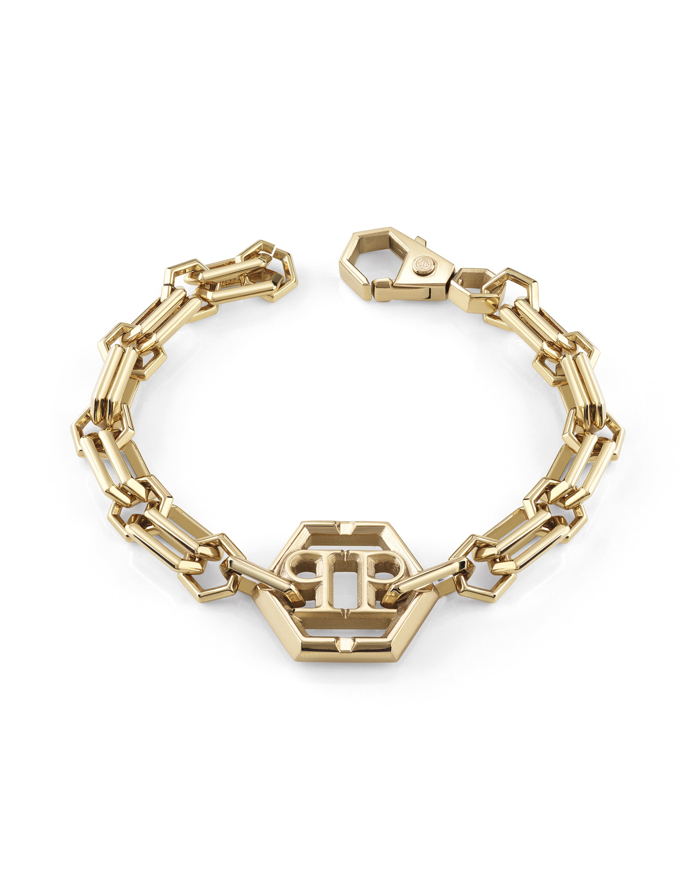 Philipp Plein - Pulseira em ouro: frente