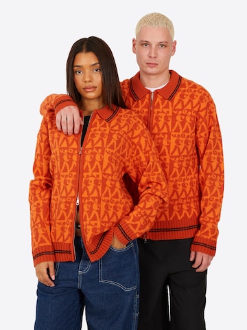 Vestes en maille Legacy Studios en orange : devant