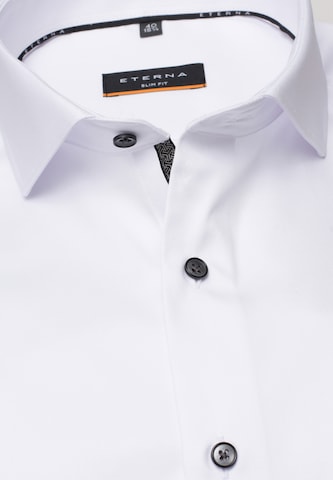 ETERNA Slim fit Button Up Shirt in White