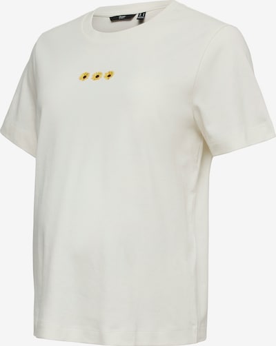 Marškinėliai 'VMMSARA METTE' iš Vero Moda Maternity, spalva – geltona / balta, Prekių apžvalga