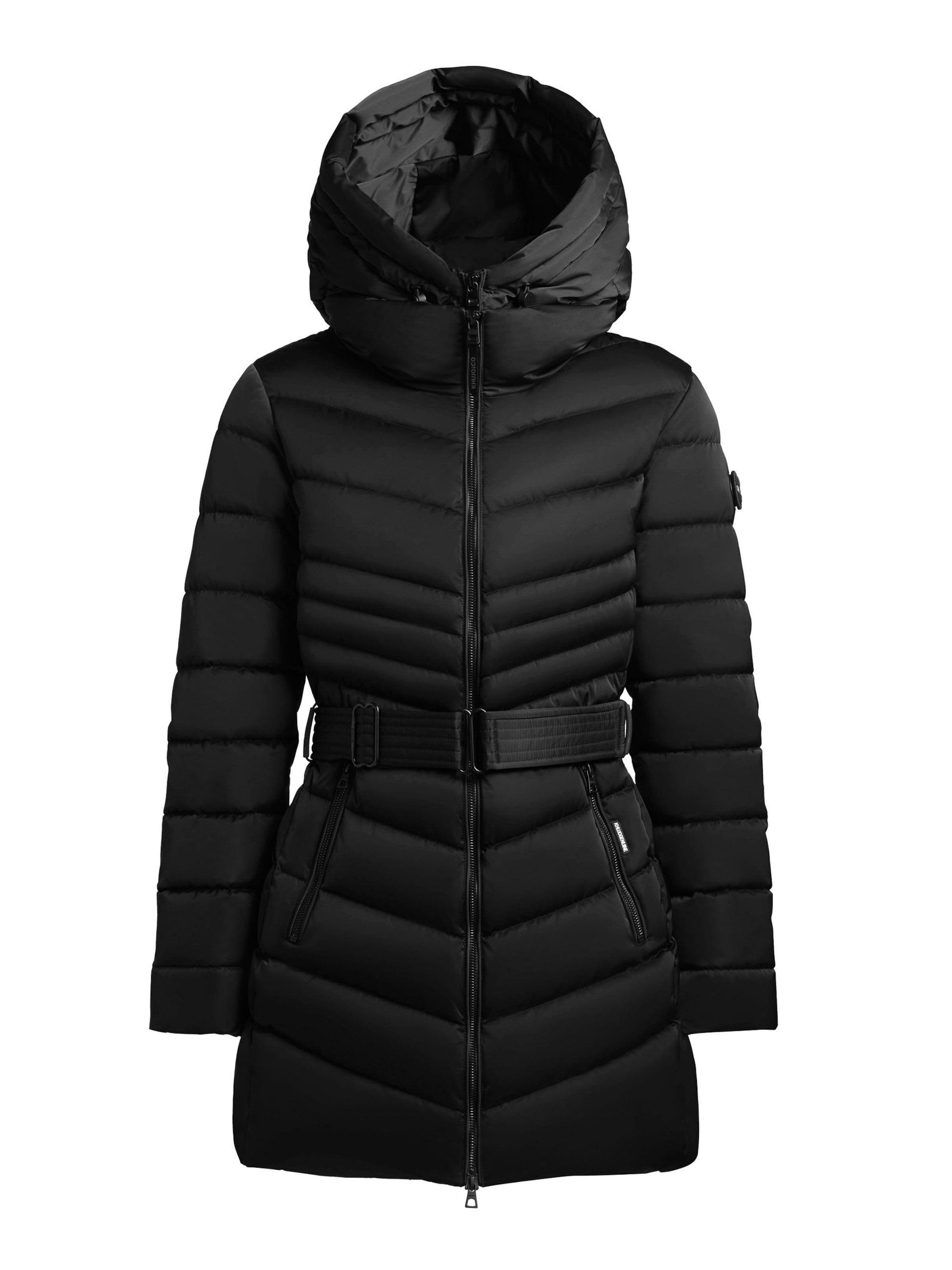 Cappotto invernale 'Kina' di khujo in nero: frontale