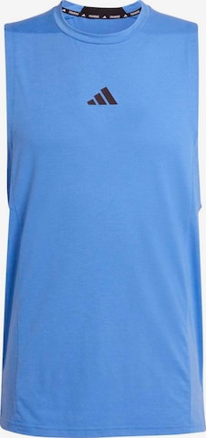 ADIDAS PERFORMANCE Toiminnallinen paita 'Designed for Training' värissä sininen: etupuoli