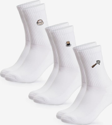 Occulto Athletic Socks 'Robin' in Brown: front