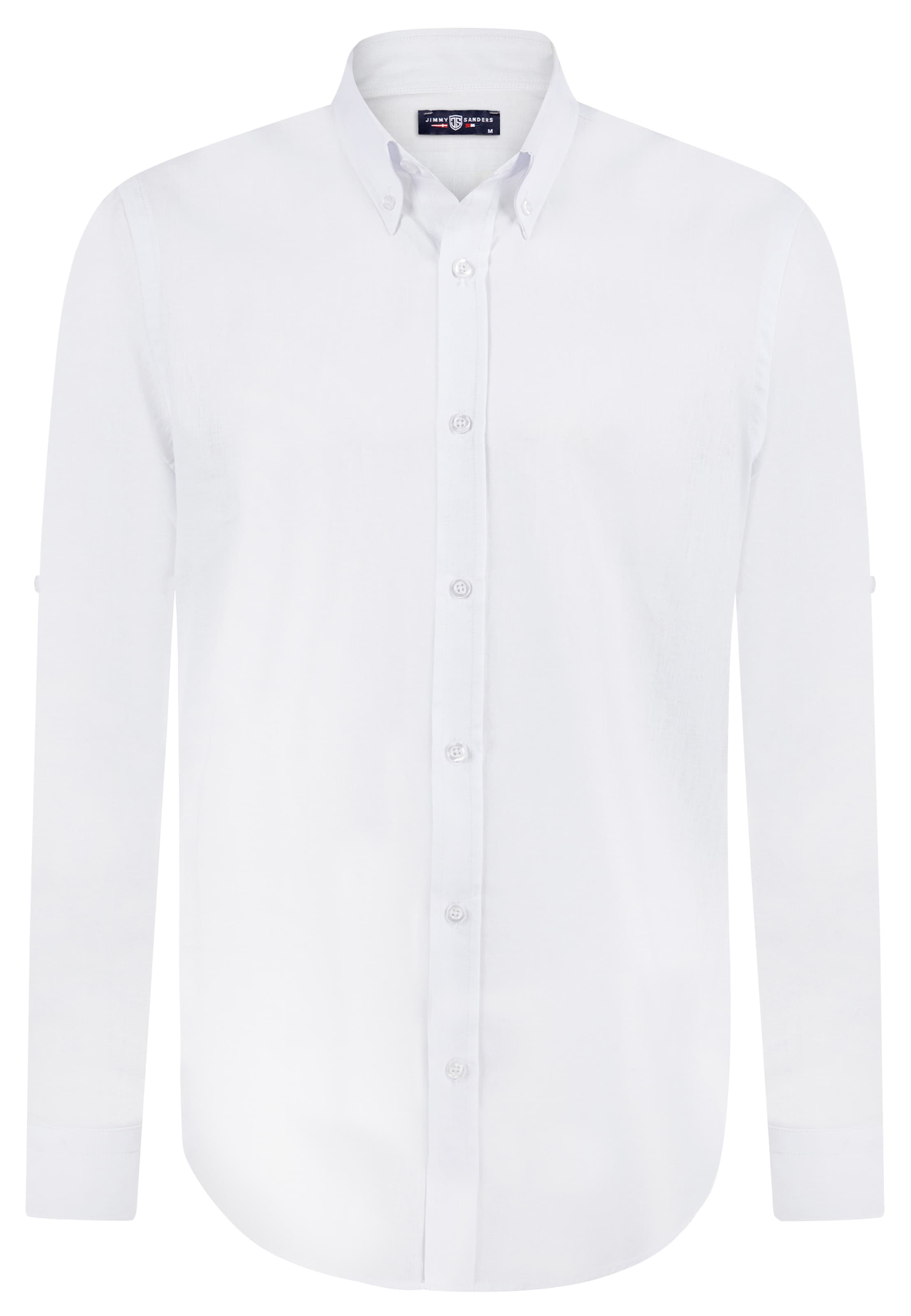 Jimmy Sanders Regular fit Business shirt in White: front