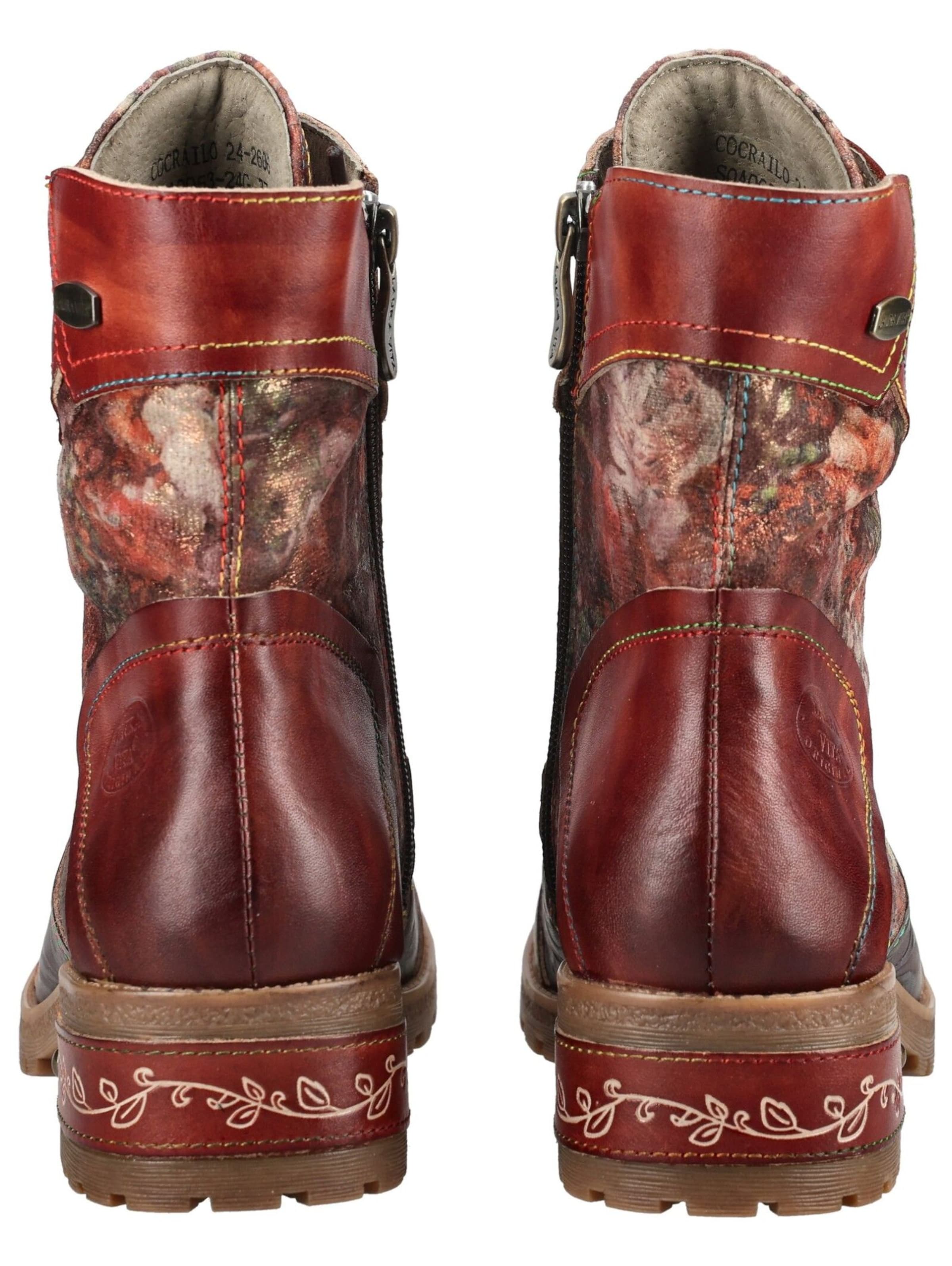Bottines à lacets Laura Vita en marron