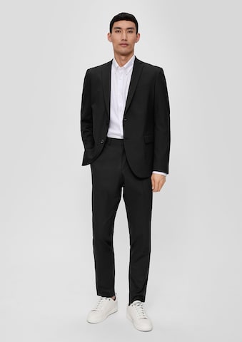 s.Oliver Slim fit Suit Jacket in Black: front
