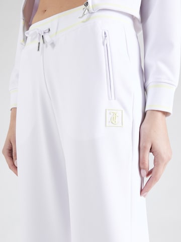 Juicy Couture Sport Ohlapna forma Športne hlače | bela barva