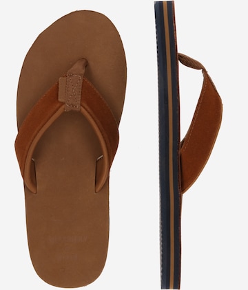 Superdry T-Bar Sandals in Brown