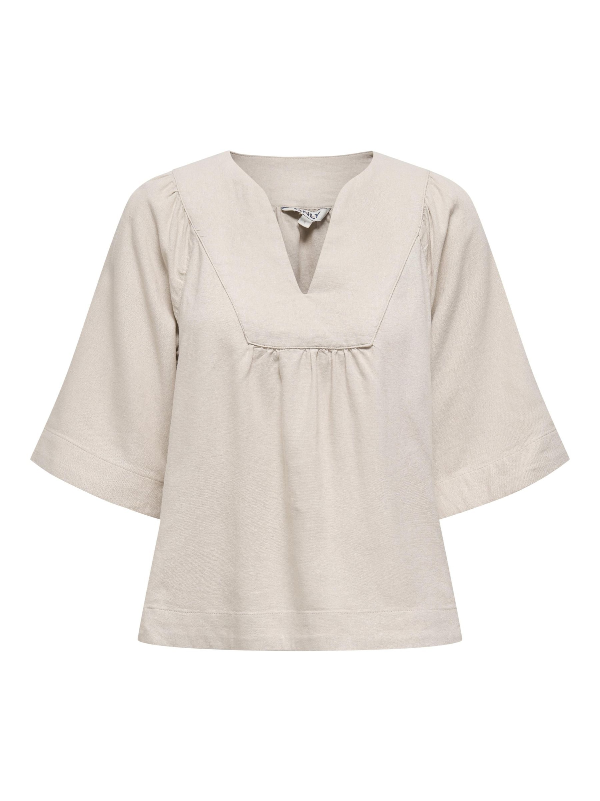 ONLY Bluse 'ONLCaro' i beige: forside