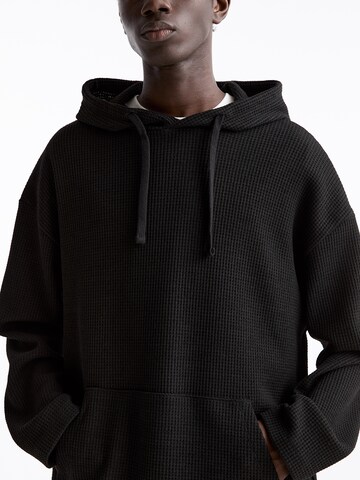 Bluză de molton de la Pull&Bear pe negru