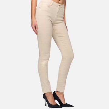Elara Skinny Jeans in Beige