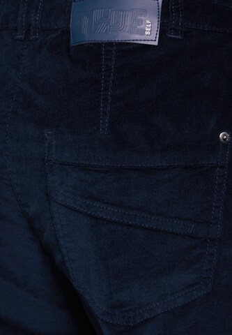 CECIL Skinny Chinohose in Blau