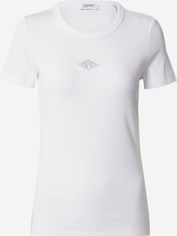 ESPRIT - Camiseta en blanco: frente