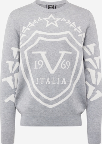 19V69 ITALIA Sweater 'ENZO' in Grey: front