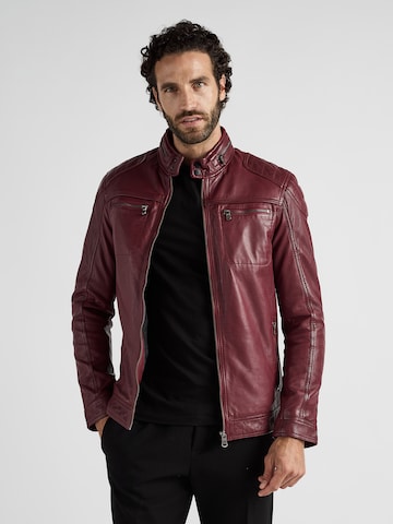 JCC Lederjacke in Rot: Vorderseite