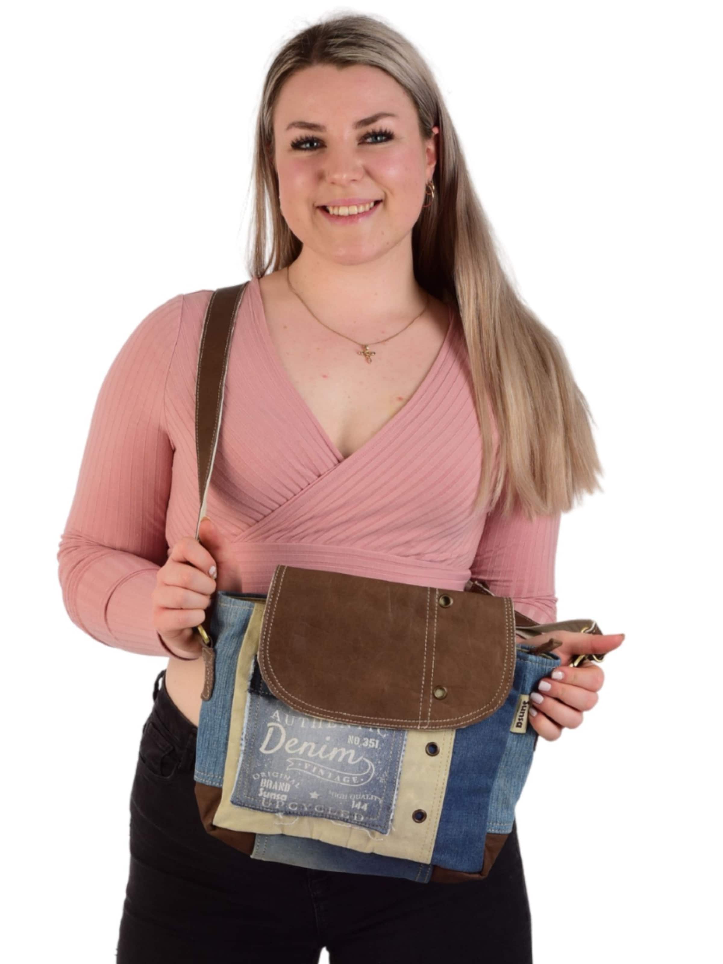 Sunsa Crossbody Bag 'Sunsa' in Blue: front