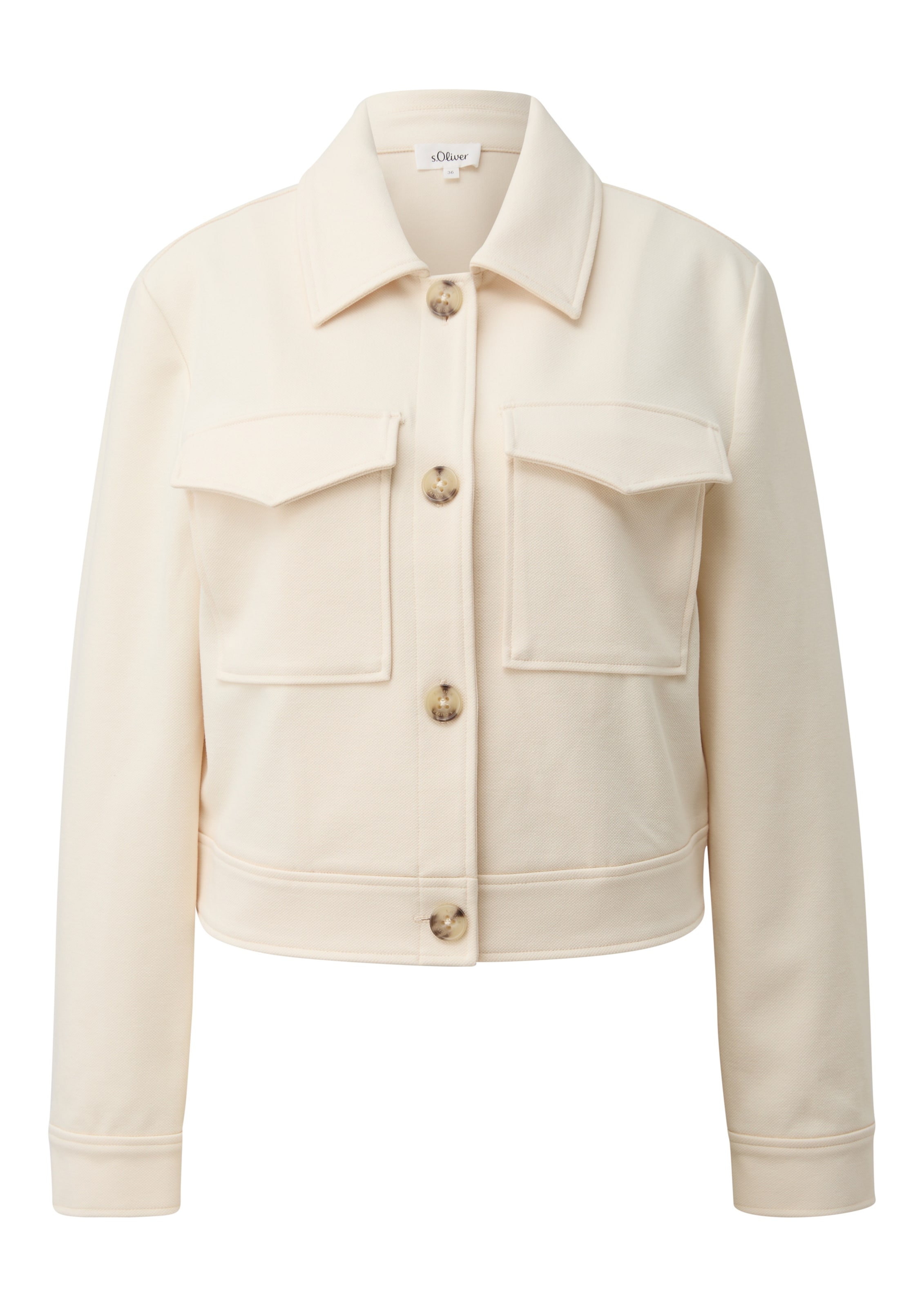 s.Oliver Between-Season Jacket in Beige: front