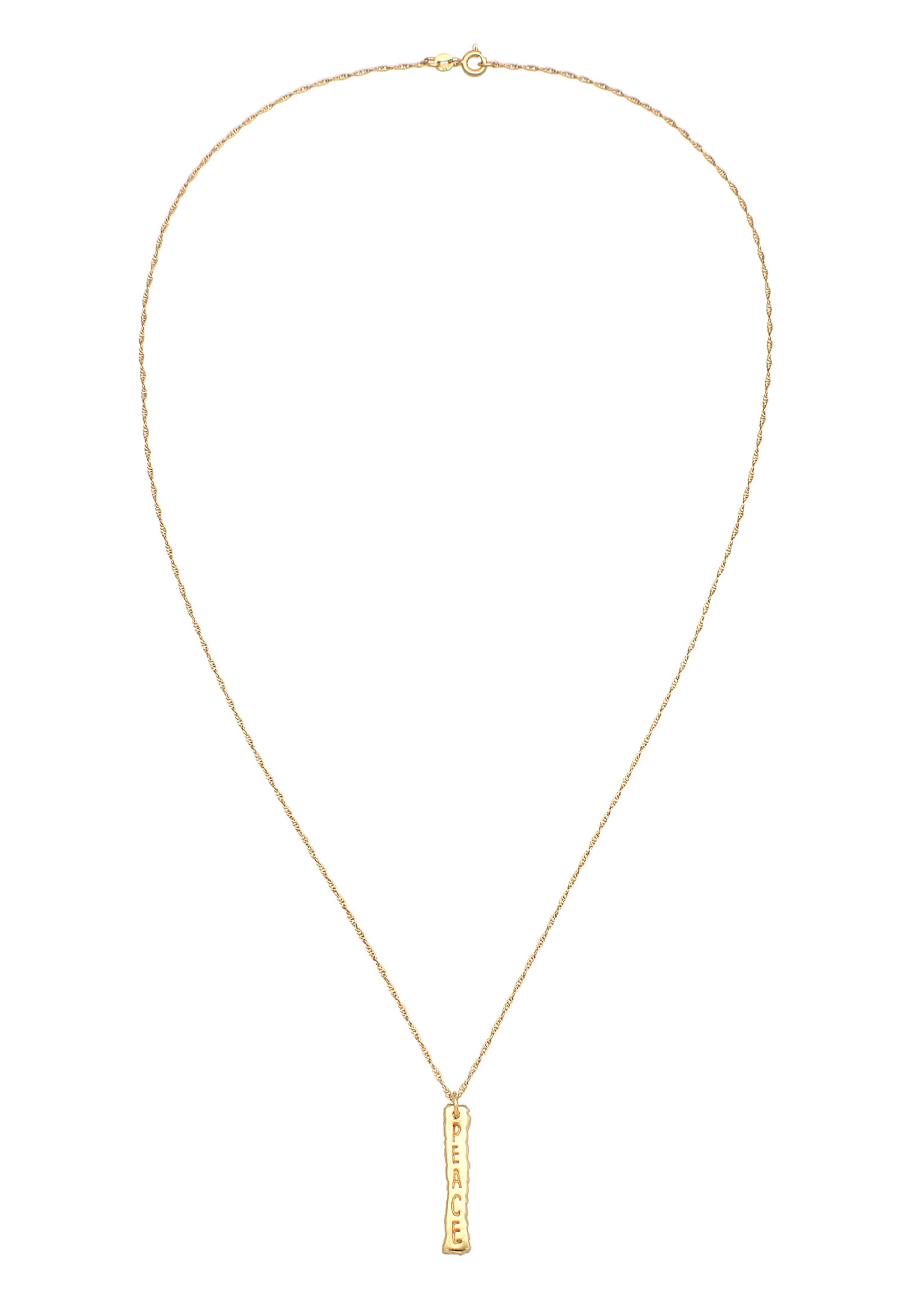 KUZZOI Necklace in Gold: front