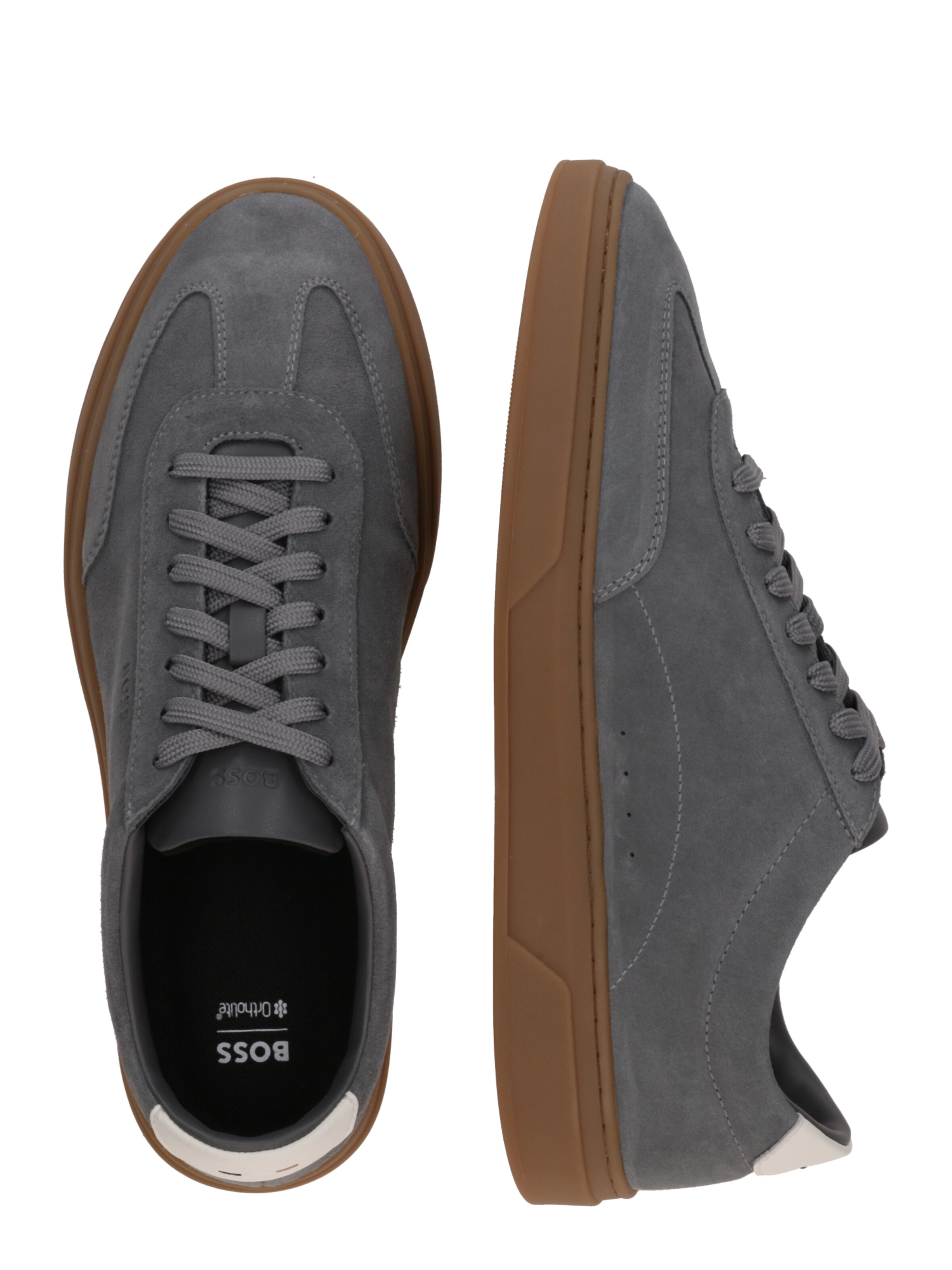 BOSS Sneakers laag 'Kieran Tenn' in Grijs