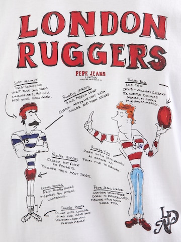 Pepe Jeans - Camiseta 'CHELSEA' en blanco