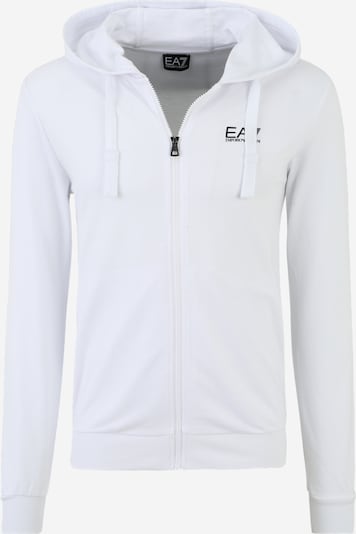 EA7 Emporio Armani Sweat jacket in Black / White, Item view