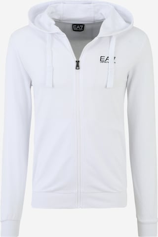 EA7 Emporio Armani Collegetakki värissä valkoinen: edessä