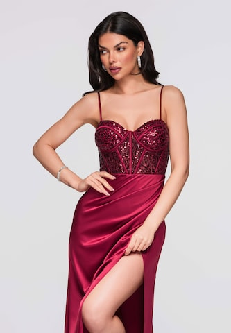 Ombre Evening dress in Red