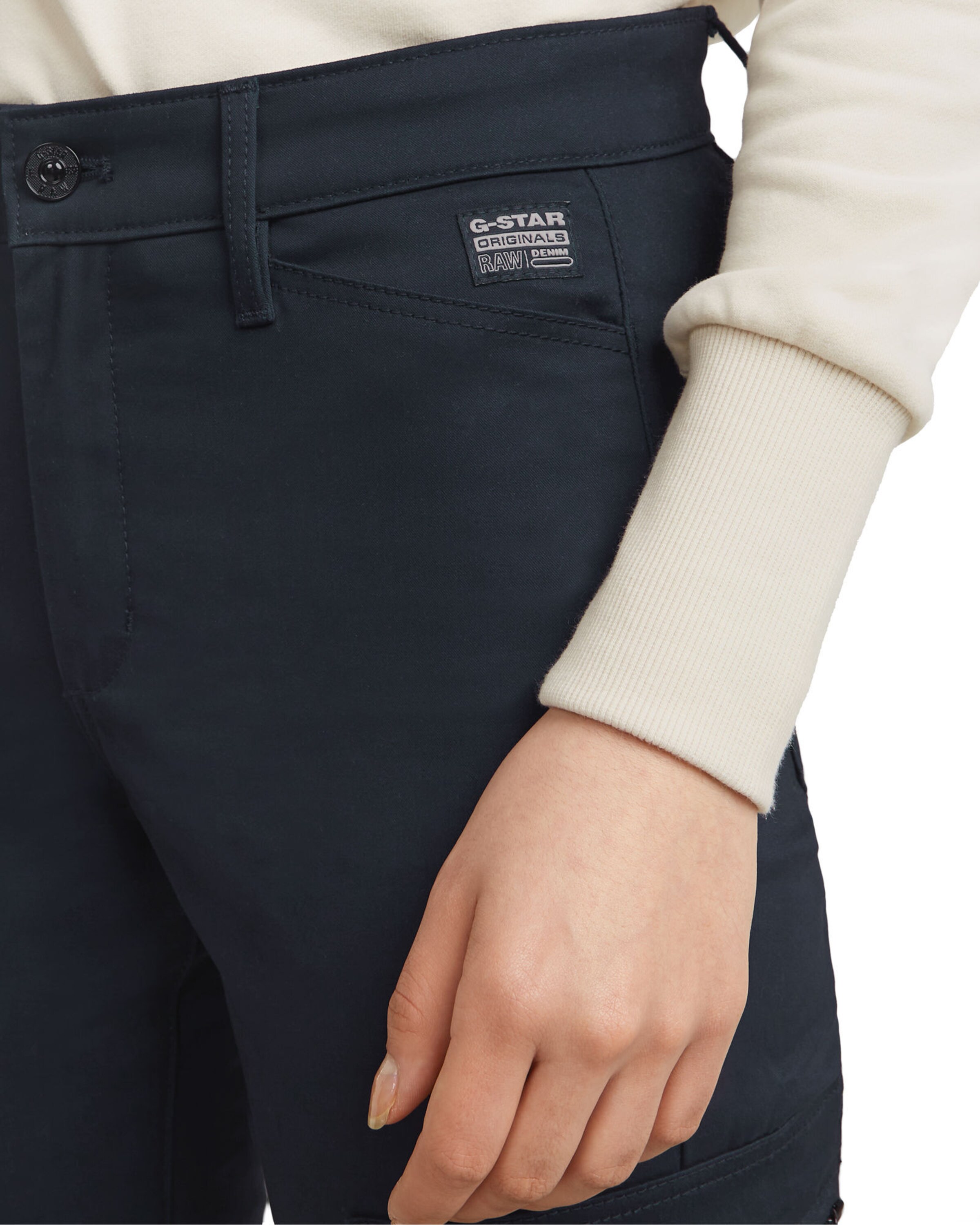 G-STAR Skinny Cargohose in Blau