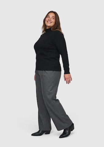 Wide Leg Pantalon à pince QS en gris