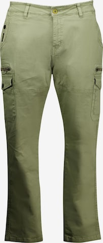 Pantalon cargo 'Danason' Deeluxe en vert : devant