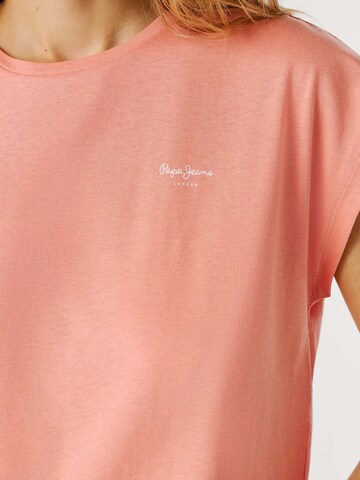 Pepe Jeans Футболка 'Bloom' в Оранжевый
