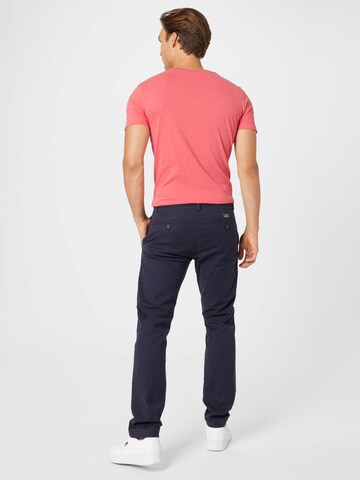 Banana Republic - Slimfit Calças chino 'Fulton' em azul