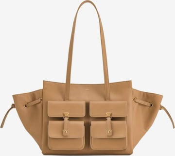 JW PEIShopper torba 'JW PEI Cabas / Shopping Linda Latte Color' - bež boja: prednji dio