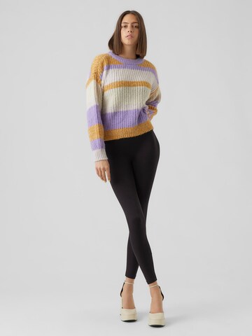 VERO MODA Pullover 'Wine' i blandingsfarvet