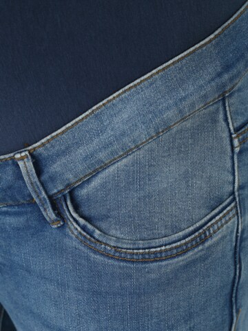 Vero Moda Maternity Skinny Jeans 'TANYA' in Blauw
