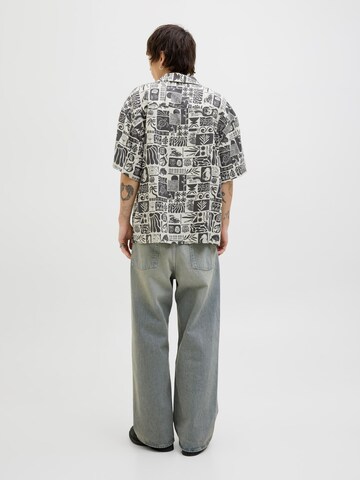 JACK & JONES Comfort fit Button Up Shirt in Black