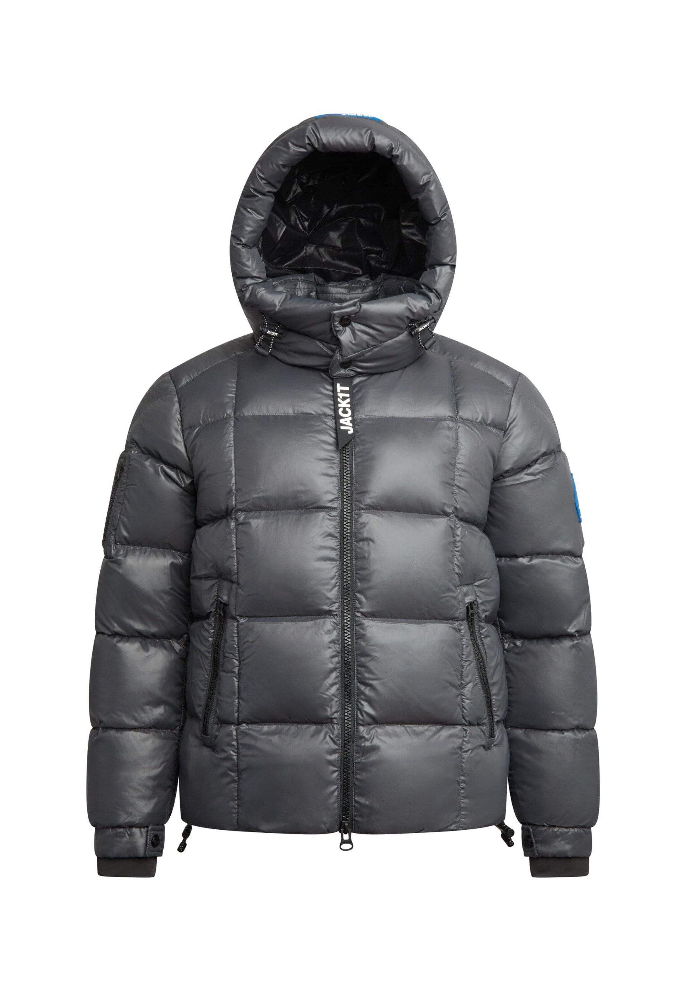 JACK1T Winter jacket in Grey: front