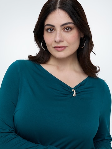 Haut Fiorella Rubino en bleu