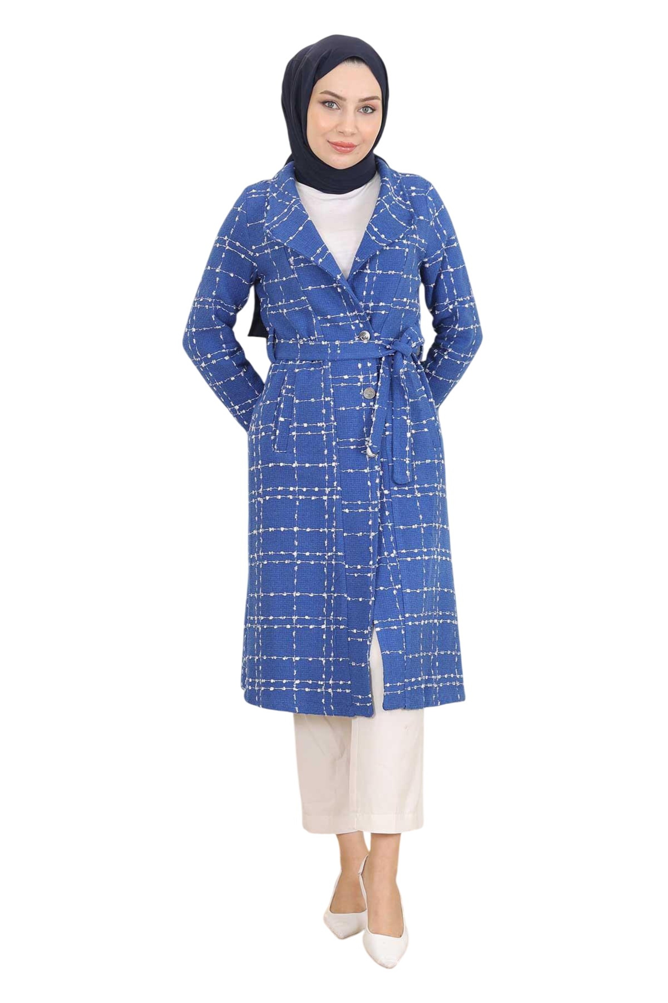MODAMIHRAM Between-seasons coat in Blue