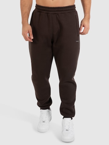 Smilodox Tapered Trousers ' Fiero ' in Brown: front
