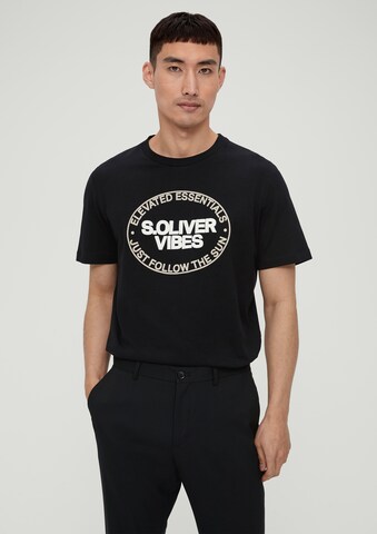 s.Oliver Shirt in Black: front