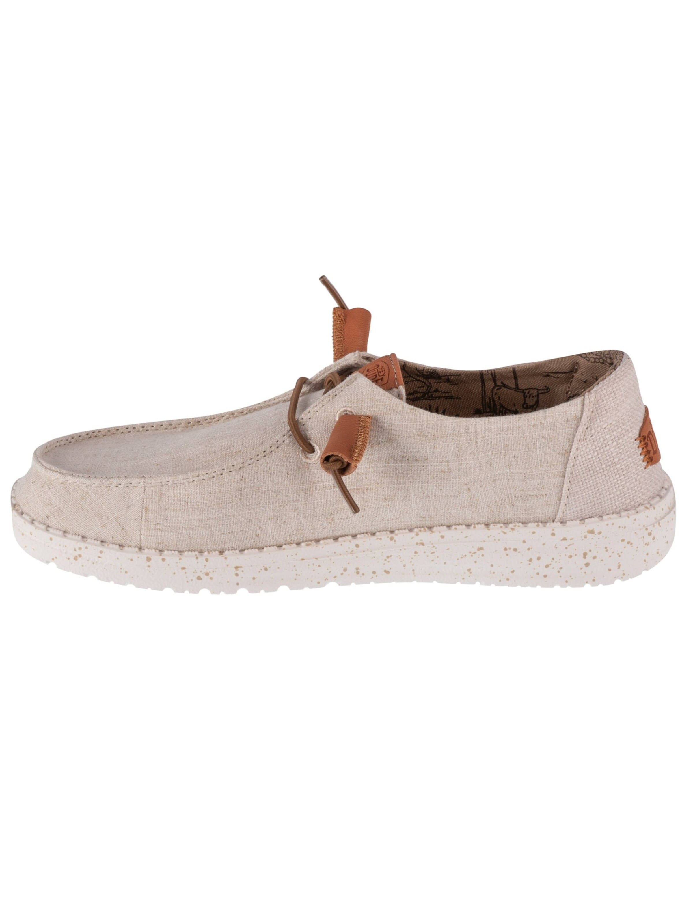 HEY DUDE Moccasin 'Hey Dude Wendy Washed' in Beige