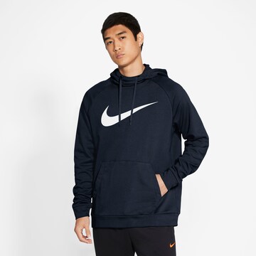 NIKE Sportsweatshirt in Blauw: voorkant