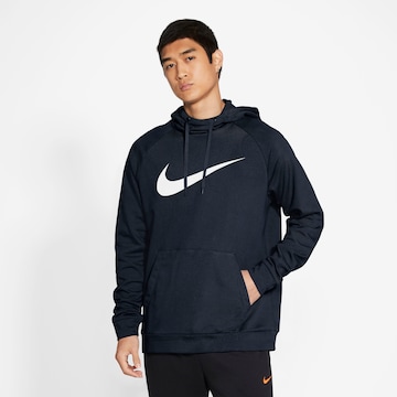 Sweat de sport NIKE en bleu : devant