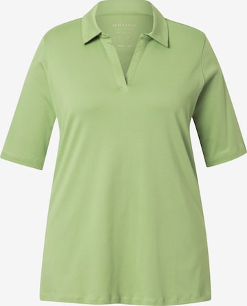 Ulla Popken Shirt in Green: front